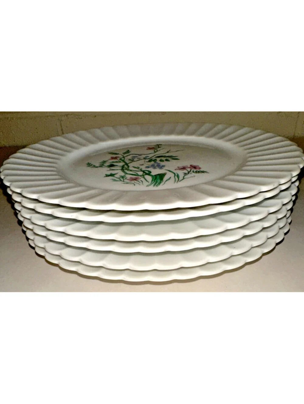 Vista Alegre Manueline Blue 8” Salad Plates Portugal SET OF 6 Exc Condition